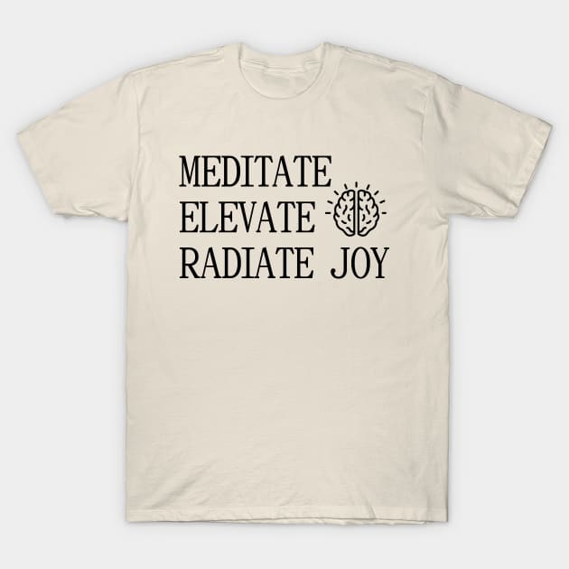 Meditate T-Shirt by NomiCrafts